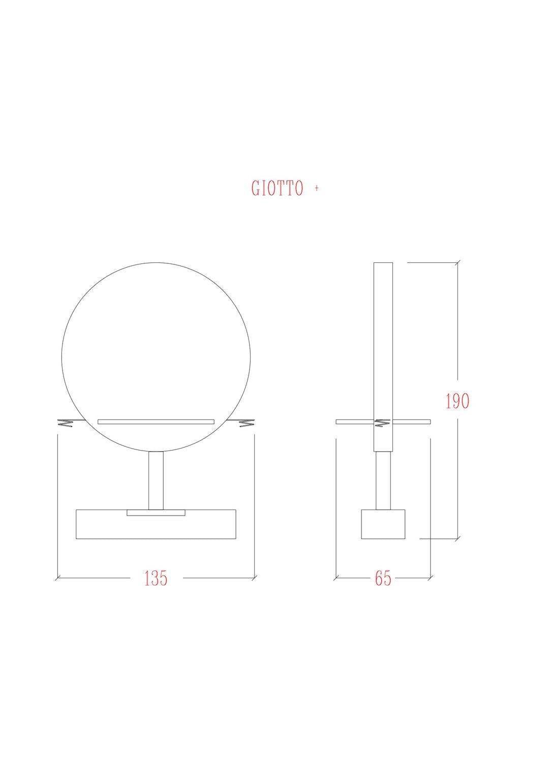 Vezzosi Kaptafel Giotto +