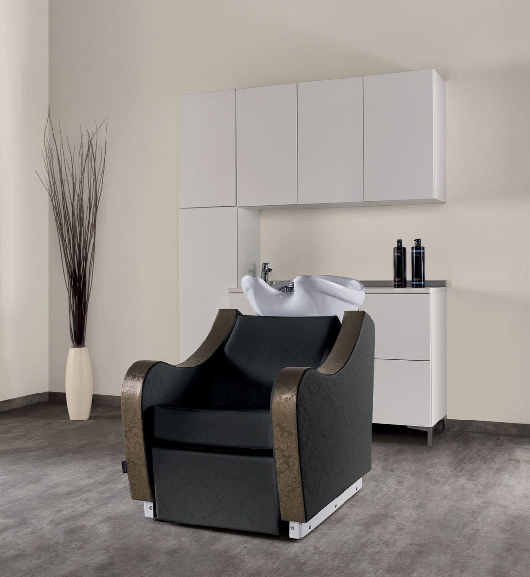 Salon Ambience GRAVITY SCAUN DE SPĂLARE, LAVABO ALB