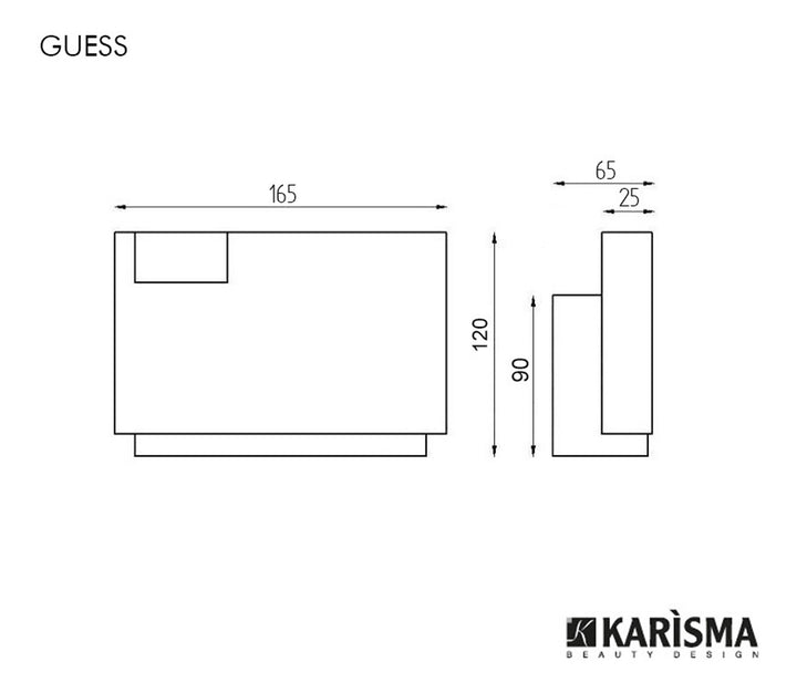 Karisma Recepce GUESS - 165 cm