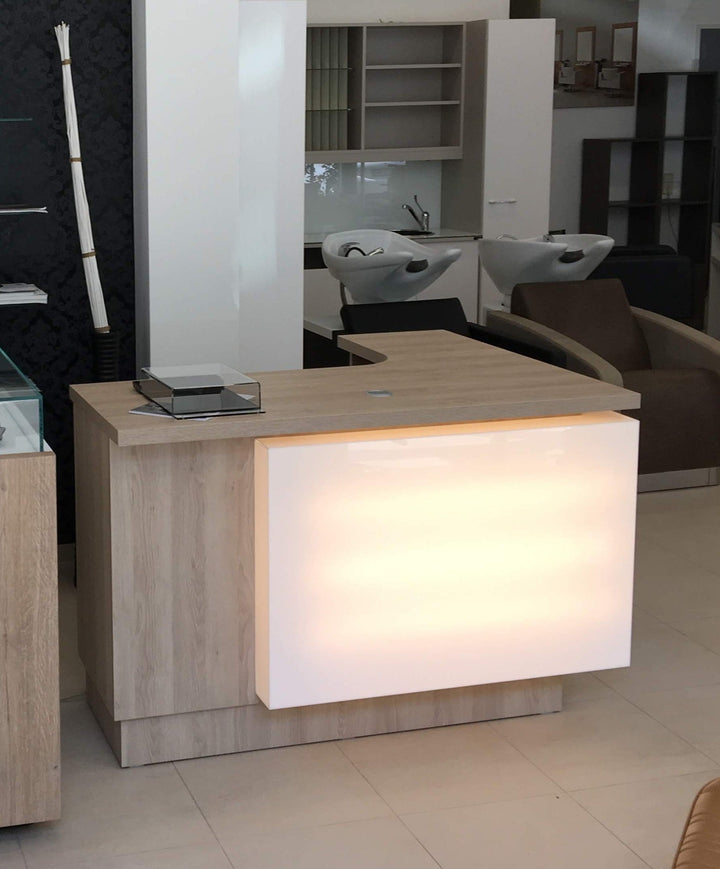 Exhibit Pahi Reception Counter Arabic LED