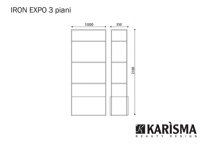 Karisma Prodejní regál IRON EXPO