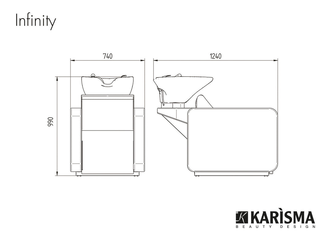 Karisma INFINITY ters yıkama sistemi