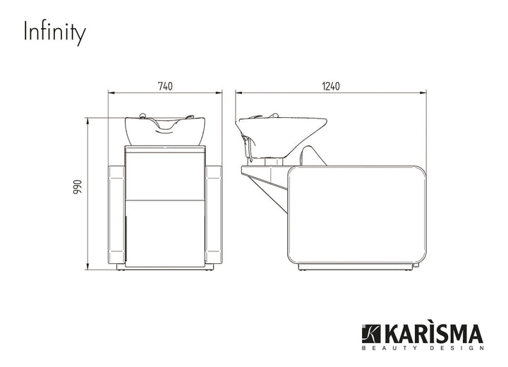 Karisma INFINITY ters yıkama sistemi