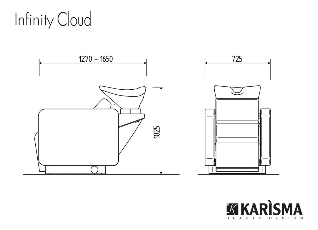 Karisma Mycí box (zadní mytí) INFINITY CLOUD