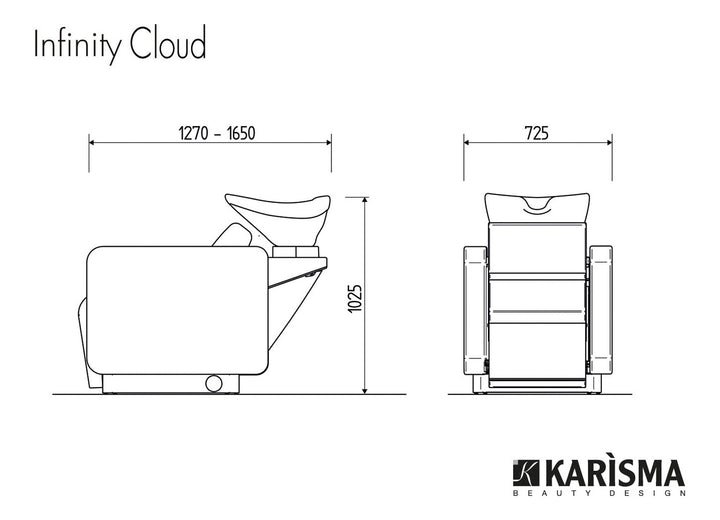 Karisma Mycí box (zadní mytí) INFINITY CLOUD