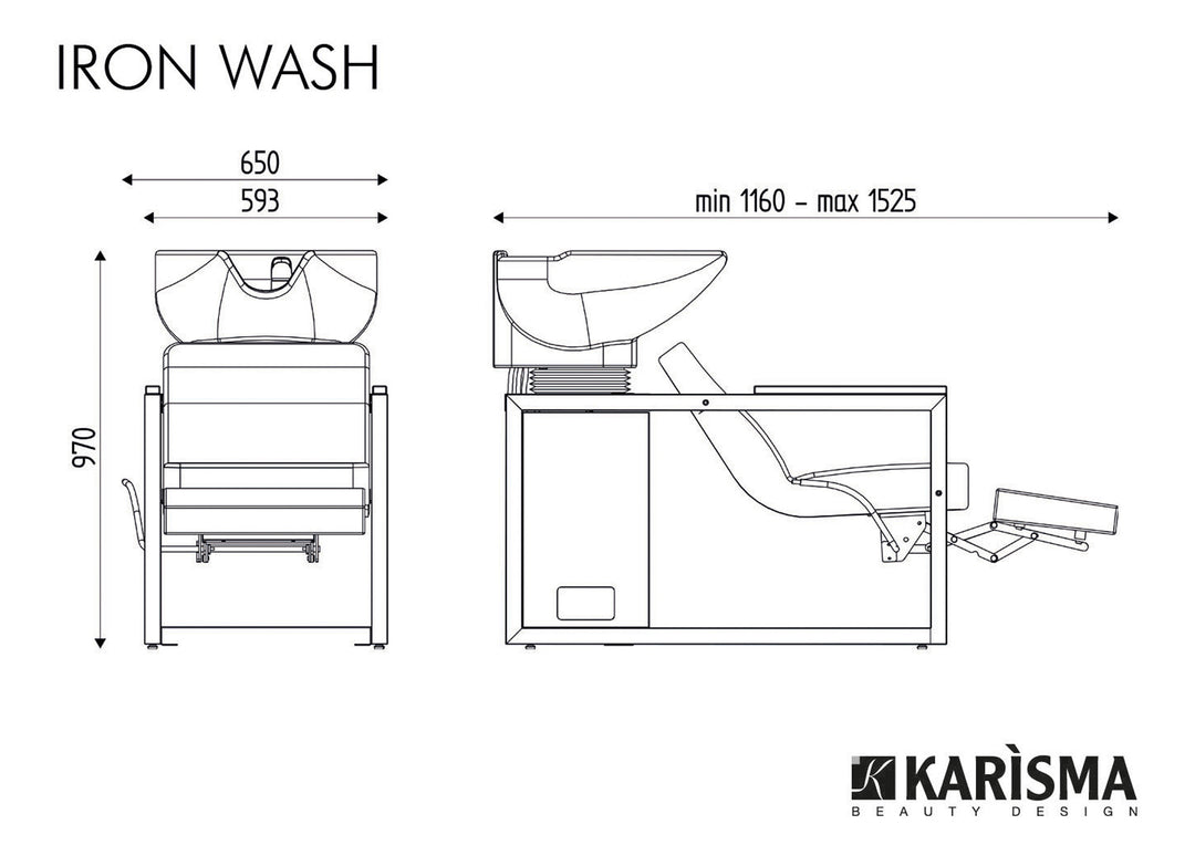 Karisma reverzní podložka IRON WASH
