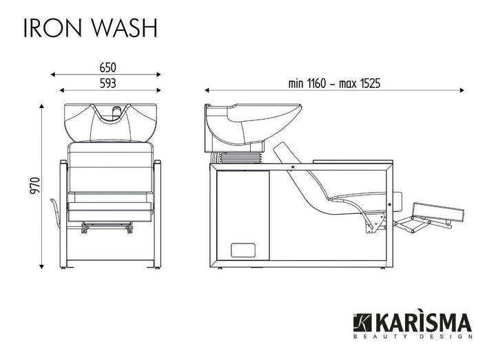 Karisma reverzní podložka IRON WASH