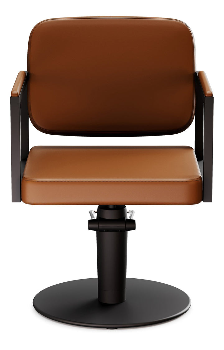 Sedia da parrucchiere Karisma Kiss con braccioli imbottiti