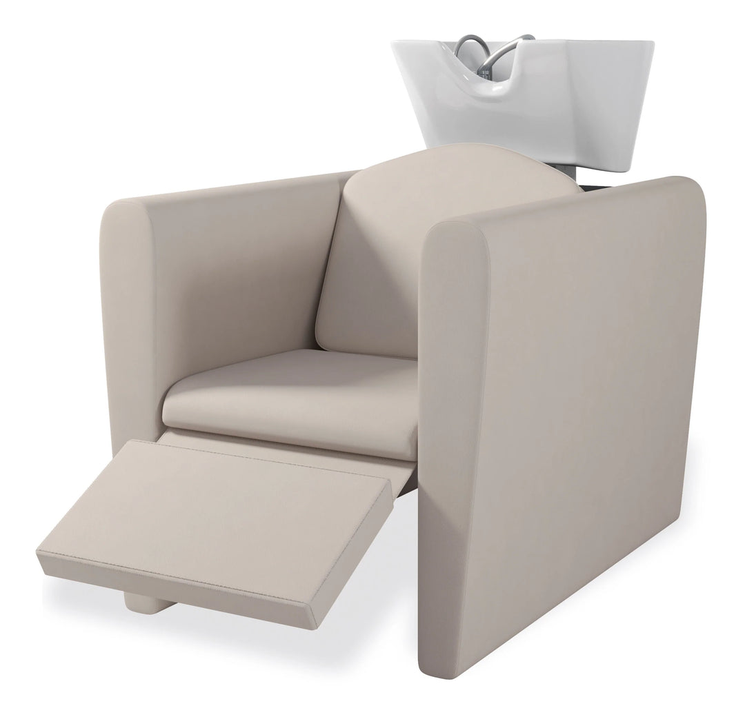 Salondesign24 Lila Rückwärtswaschsessel Royal massage