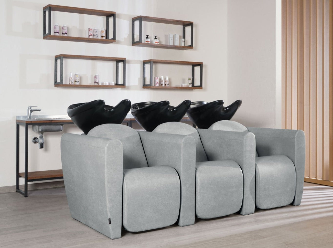 Salondesign24 Flame Dreier WASCHSOFA