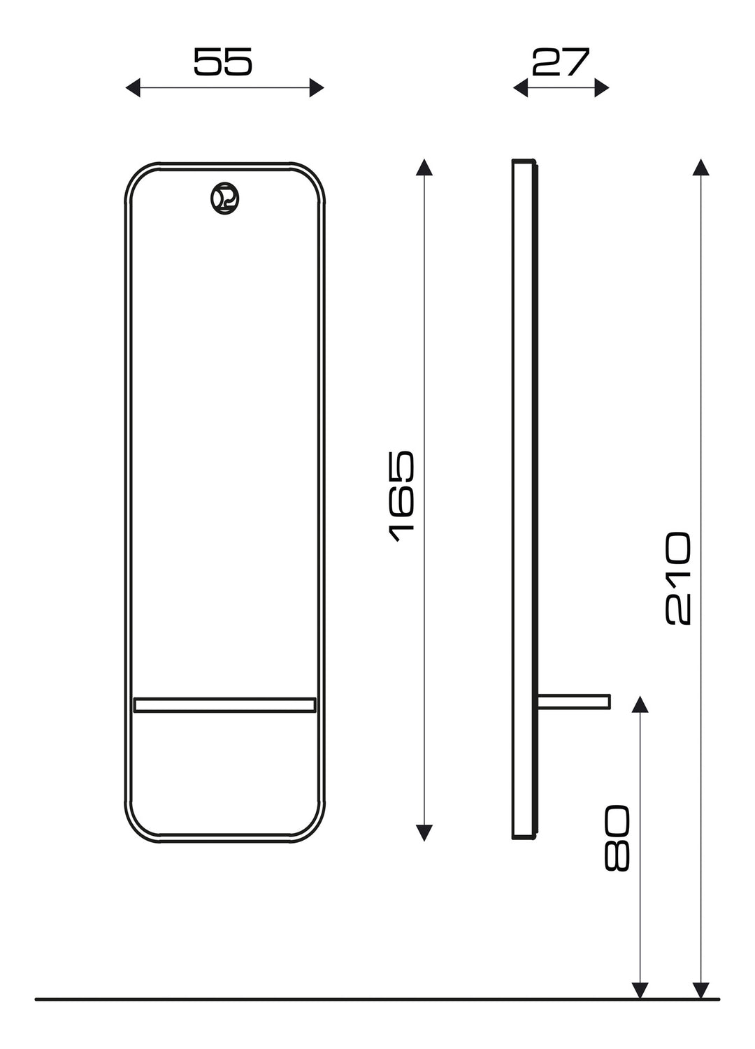 Pietranera WANDARBEITSPLATZ LIGHT MIT STRUKTUR AUS WEISS METHACRILAT, LED BELEUCHTUNG MIT MULTI COLOR SYSTEM UND FERNBEDIENUNG, MIT PHONHALTER