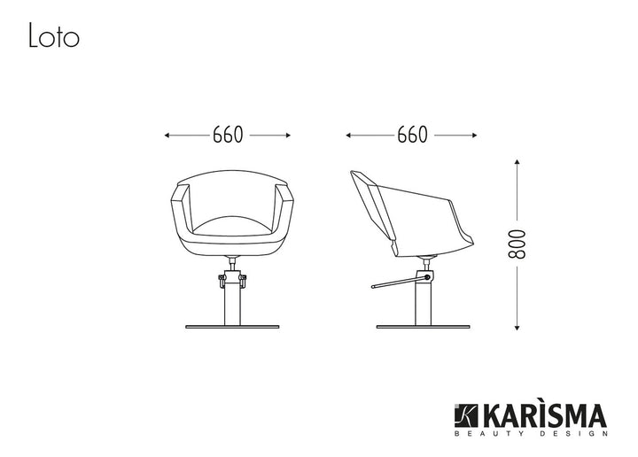 Karisma LOTO Hairdressing Chair