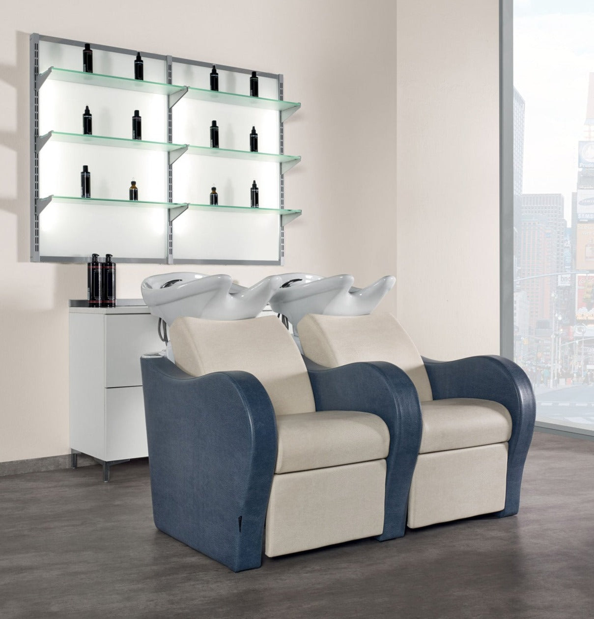 Salon Ambience LUXURY DOUBLE WASCHSOFA