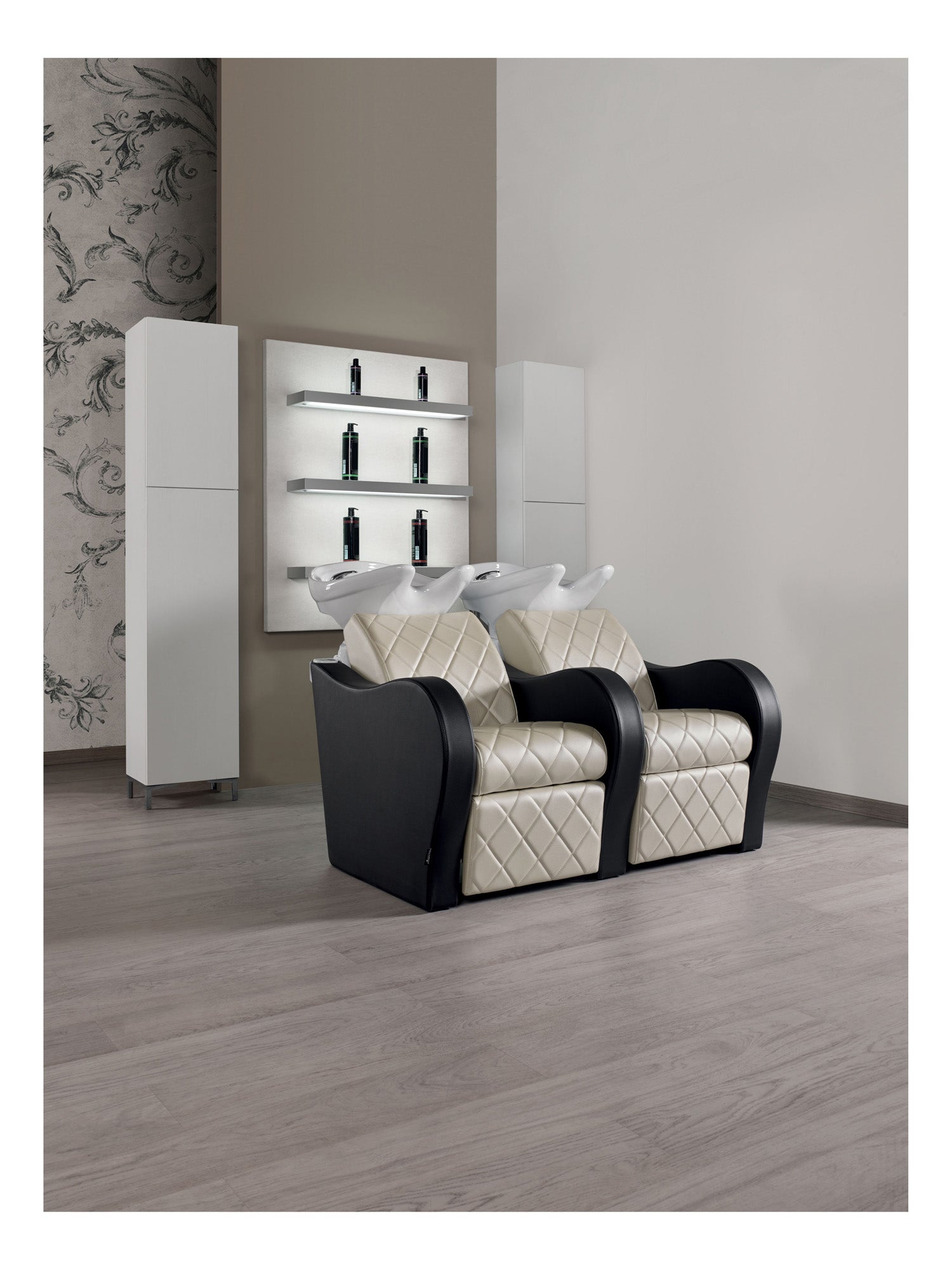 Salon Ambience LUXURY+ DOUBLE WASCHSOFA, MASSAGGIO, VASCA BIANCA