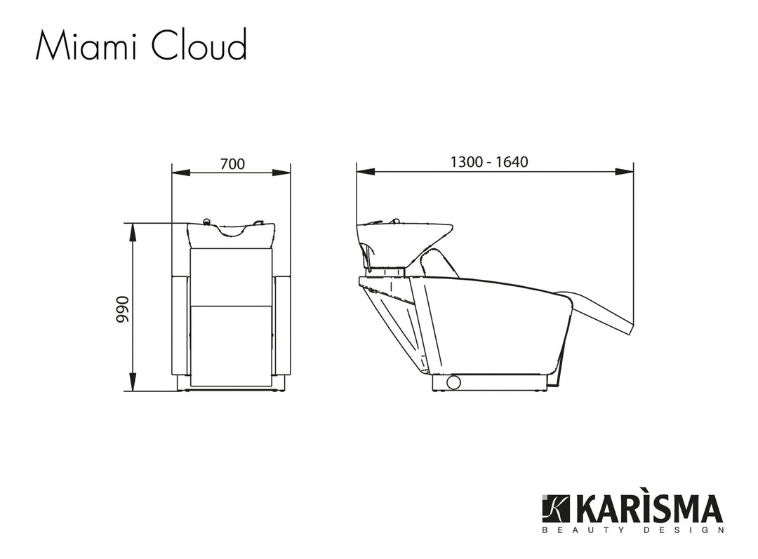 Karisma Mycí box (zadní mytí) MIAMI CLOUD