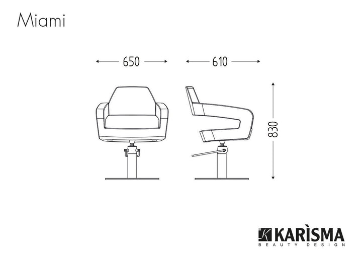 Karisma Friseurstuhl Miami