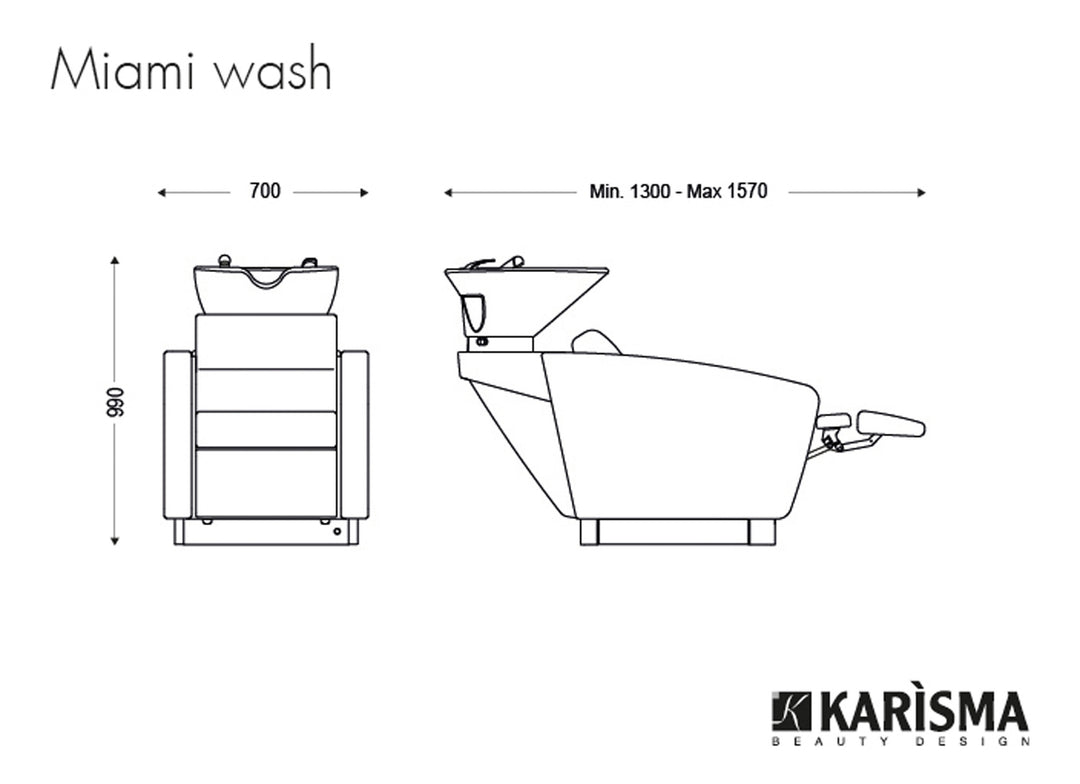Karisma Rückwärtswaschanlage MIAMI WASH