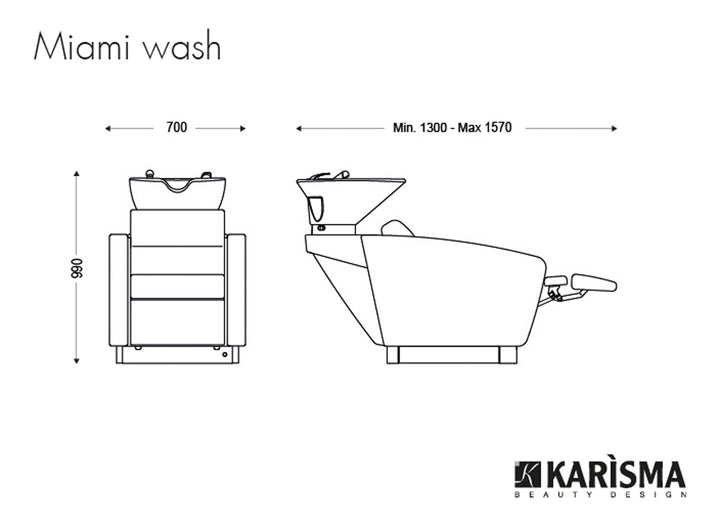 Karisma Rückwärtswaschanlage MIAMI WASH