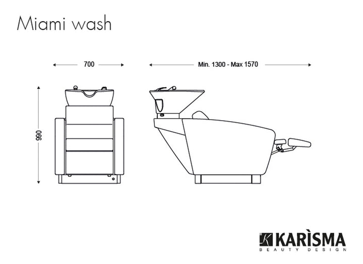 Karisma Rückwärtswaschanlage MIAMI WASH