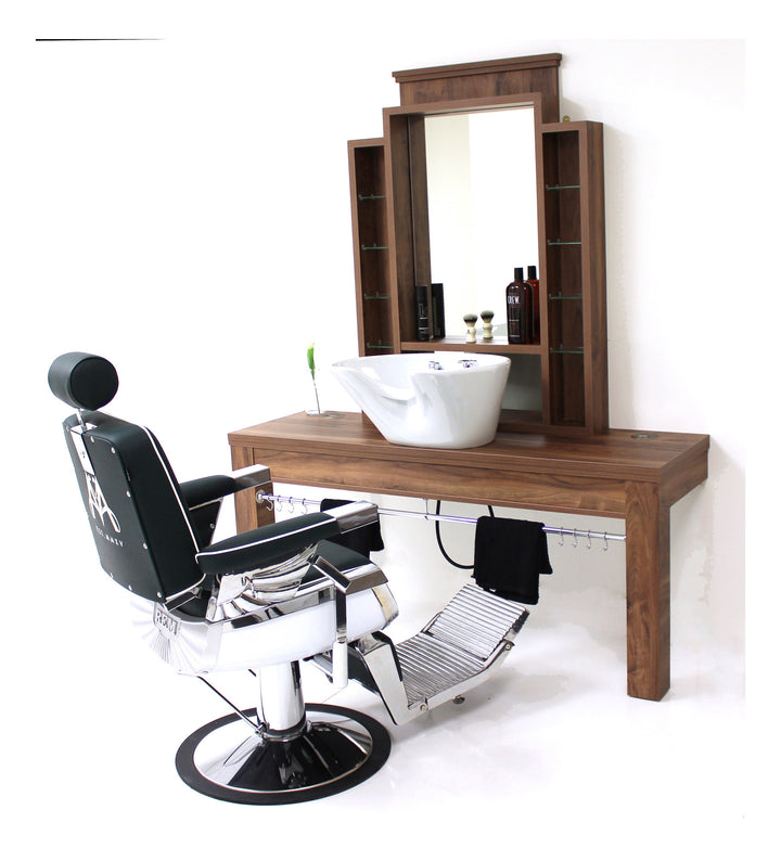 REM Montana 1-Station Backwash Barber Station