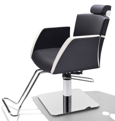 Styling-Stuhl für professionelle Salons und Friseure, schwarzer moderner  Friseurstuhl – breiter Sitz, starker Rahmen und hydraulische Pumpe, Damen  und Herren: : Kosmetik