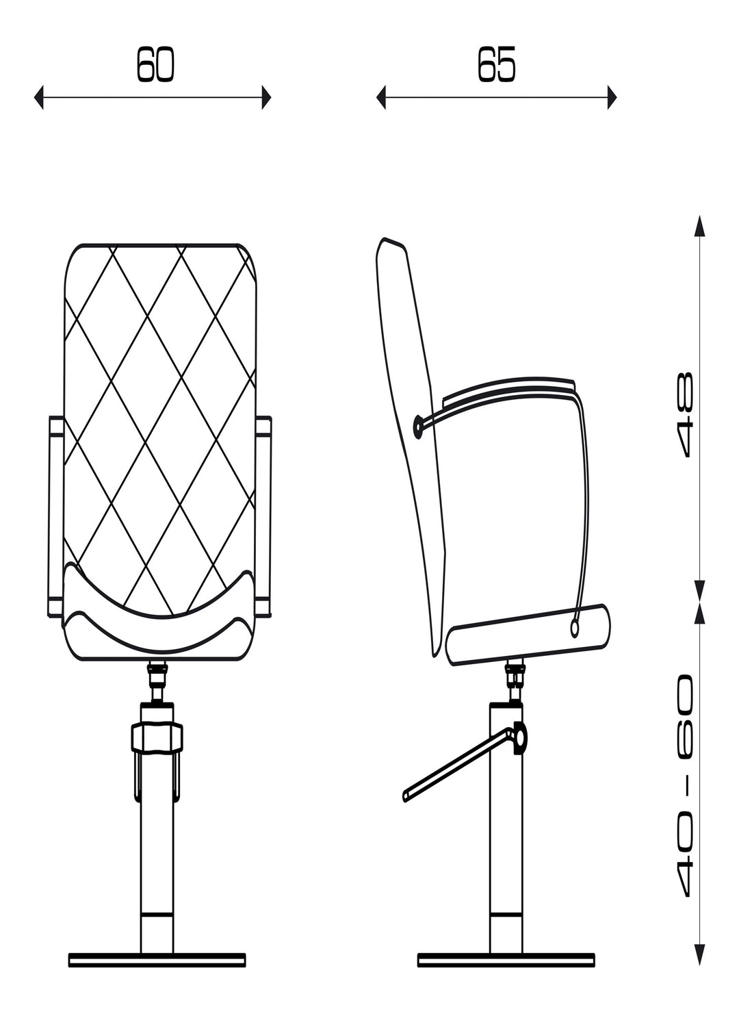Pietranera Friseurstuhl MISTER PAUL OPTIMA