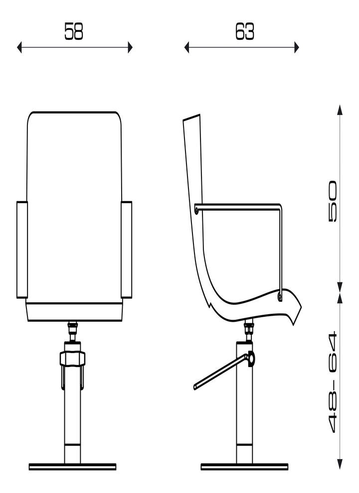 Pietranera Friseurstuhl NEK