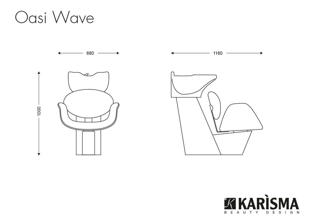 Karisma Unidad de lavado Peluquería OASI WAVE