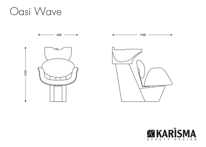 Karisma Unidad de lavado Peluquería OASI WAVE