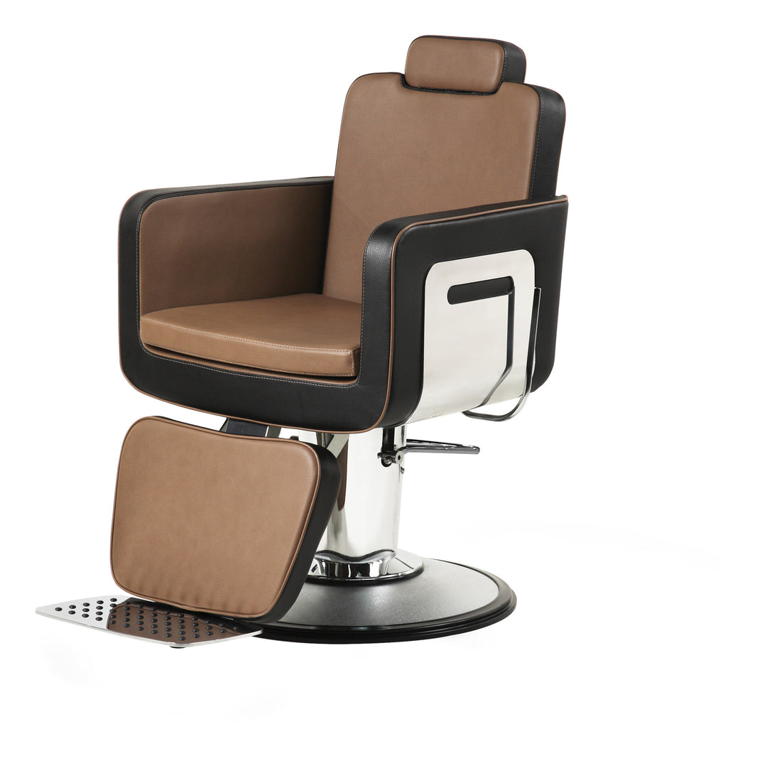 Pietranera HERREN STUHL OM-X OPTIMA MIT ARMLEHNEN ALU, KIPPBARES MIT VERSTELLBARE BEINESTUTZE, KOPFSTUTZE UND FUSS, ARRETIERBARE PUMPE, TELLERFUSS SATINIERT