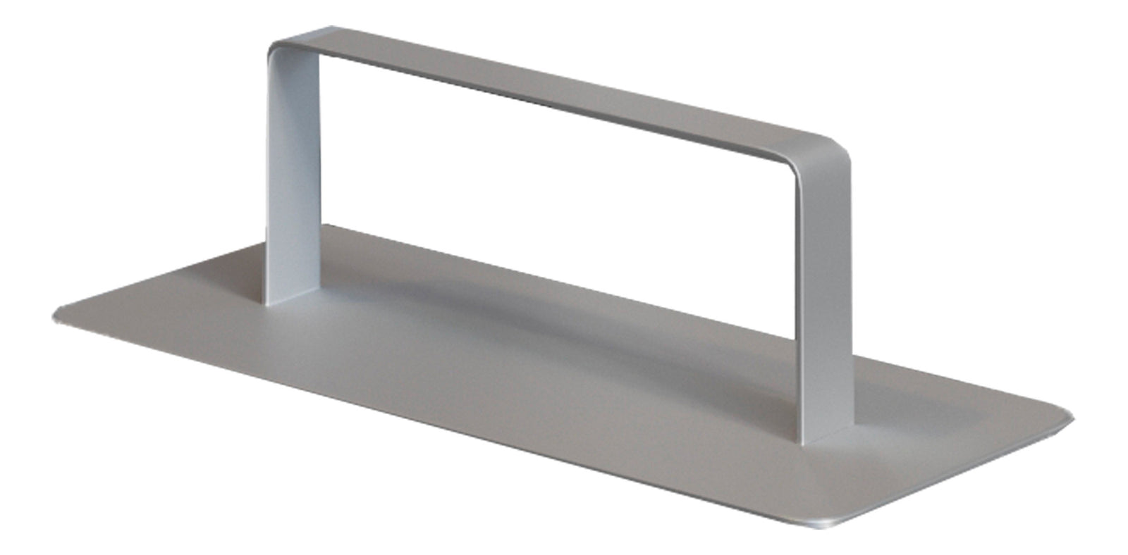 Poggiapiedi quadrato in metallo