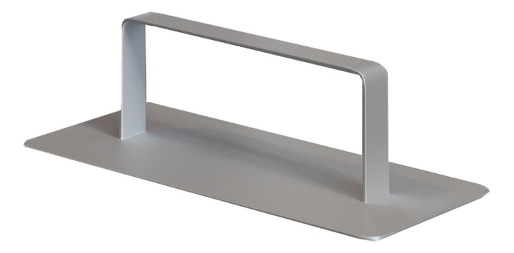 Poggiapiedi quadrato in metallo