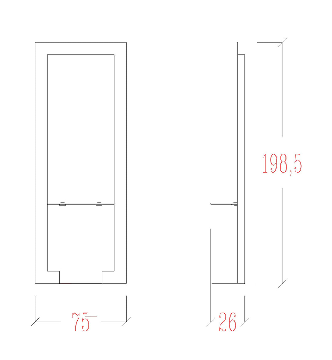 Vezzosi Frisörspiegel Passion Glass light
