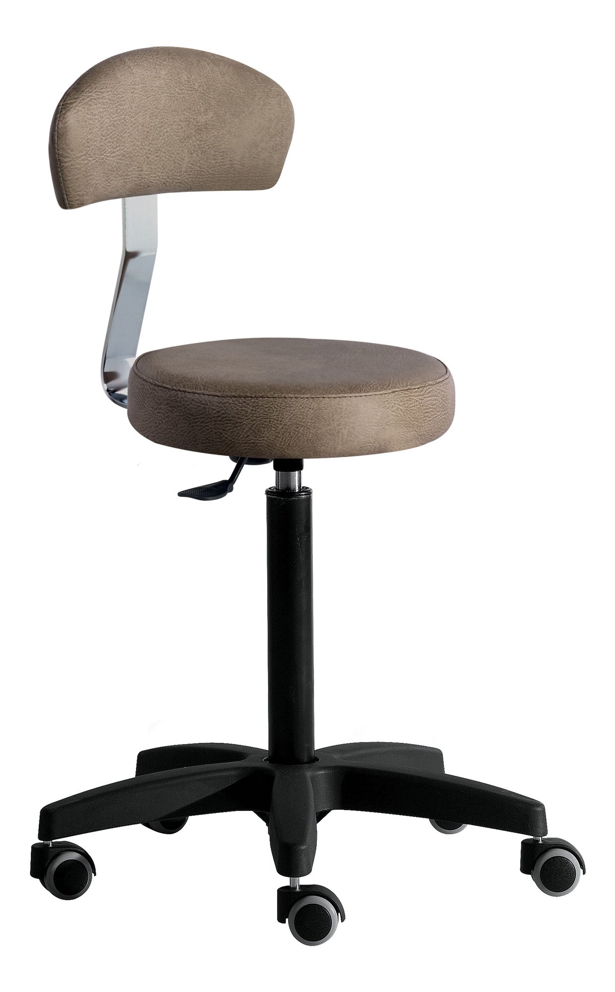 Luca Rossini ROMEO+ HOCKER, RÜCKENLEHNE, FUSS SCHWARZ