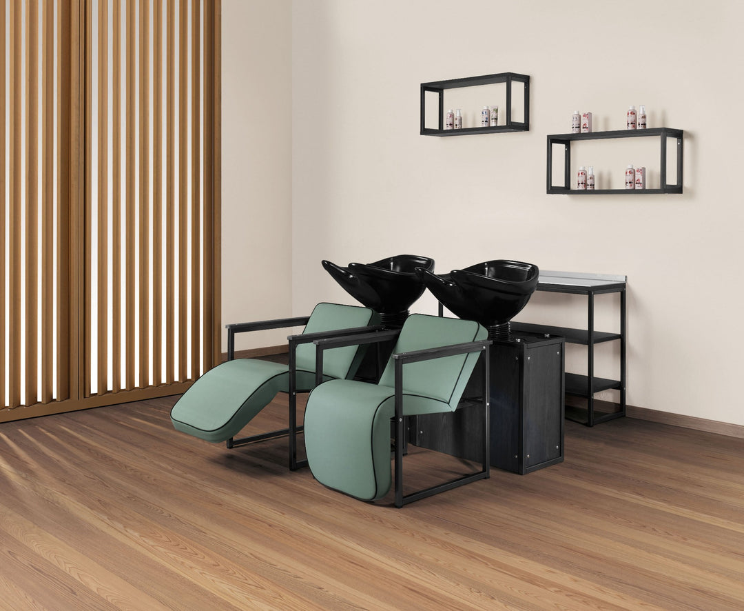 Salon Ambience - Scaun de spălare cu spălare din spate SOHO, un loc