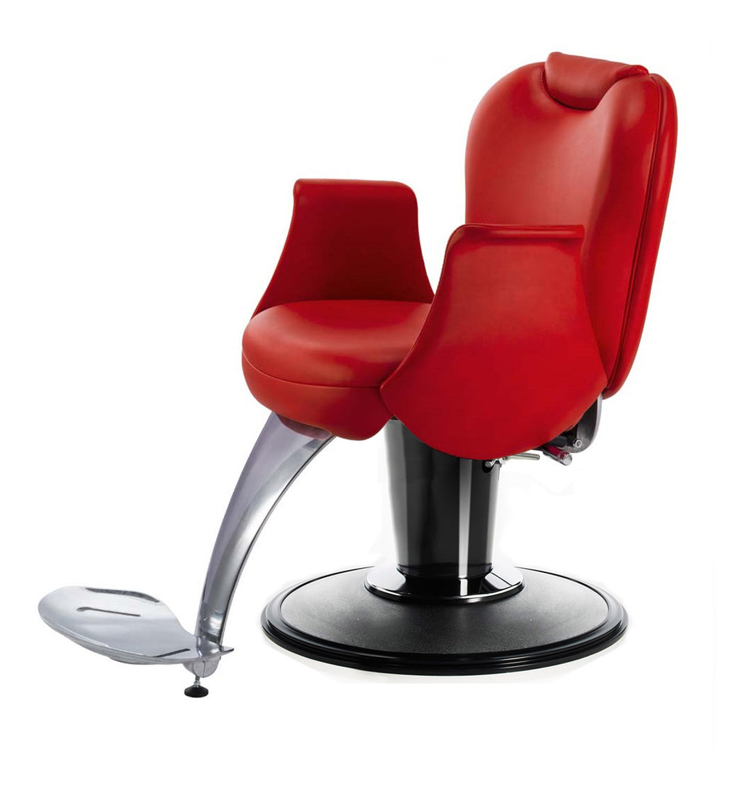 Pietranera HERREN STUHL TATU OPTIMA MIT GEPOLSTERTEN ARMLEHNEN, KIPPBARES MIT KOPFSTUTZE UND FUSS, ARRETIERBARE PUMPE, TELLERFUSS SATINIERT