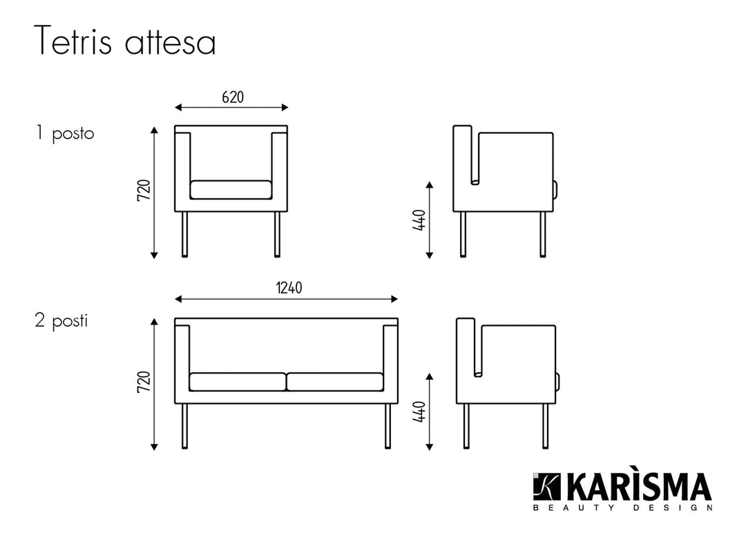 Karisma Wartestuhl TETRIS