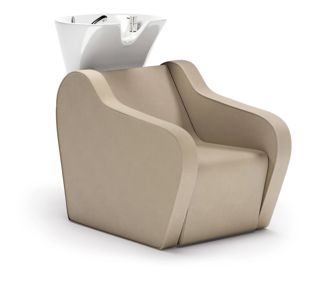 Salondesign24 Lila Rückwärtswaschsessel Flora