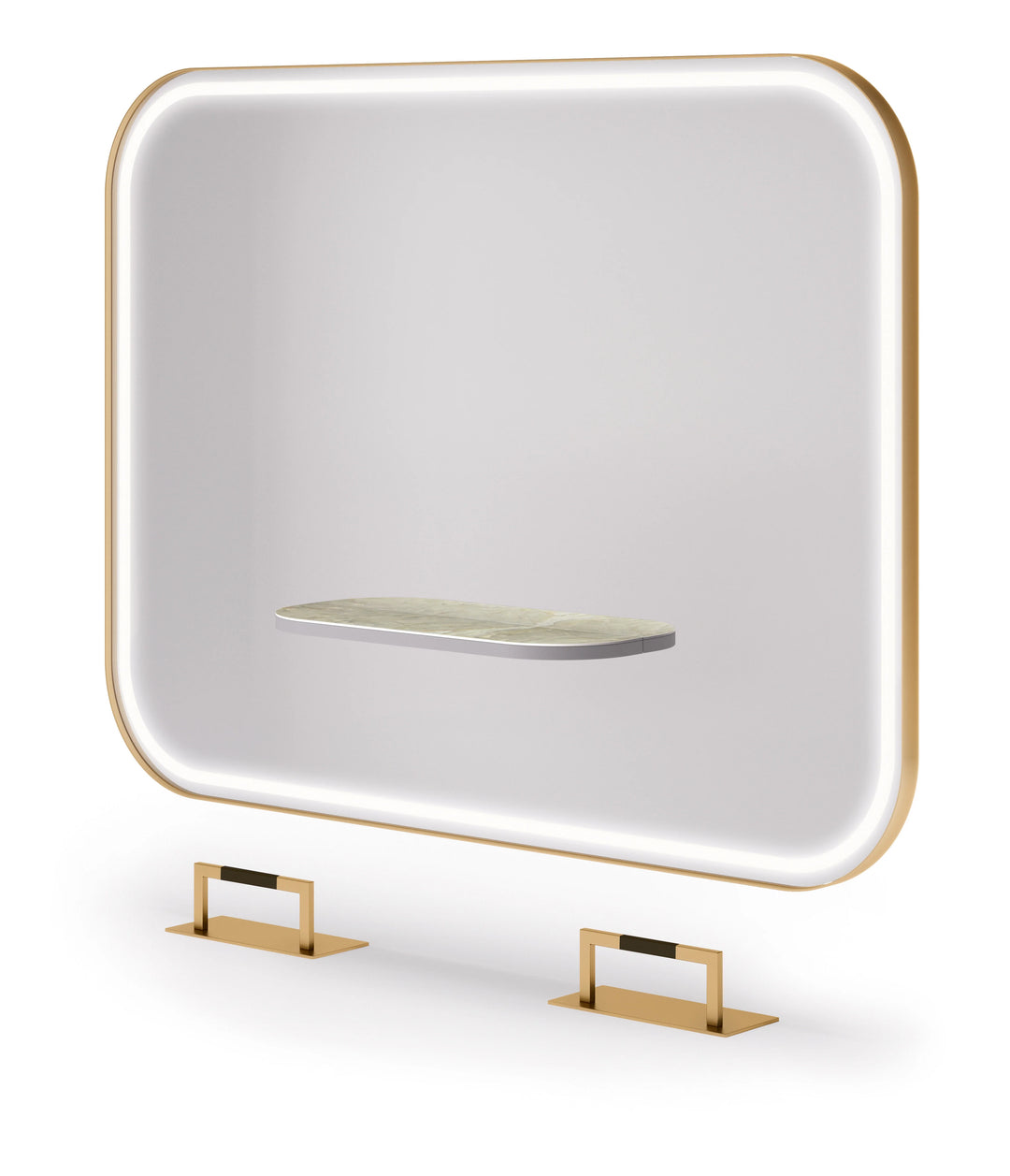 Salondesign24 Fancy M purple vanity mirror