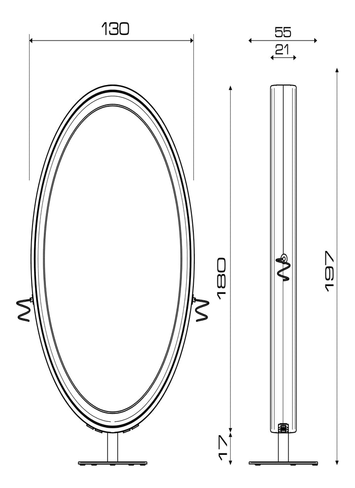 Pietranera VISIONHAIR 2-ER FREISTEHENDER MITTELFRISIERPLATZ