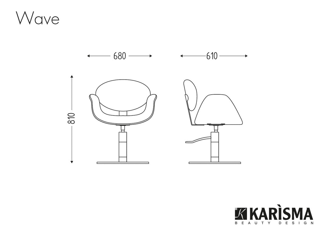 Sedia per parrucchiere Karisma WAVE