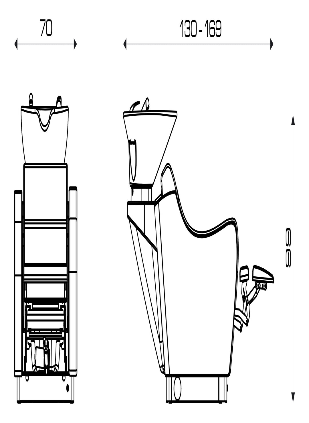 Pietranera WASCHANLAGE WEN OPTIMA JET MASSAGE