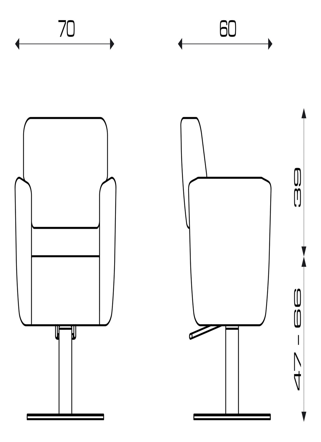 Pietranera Friseurstuhl ZONE