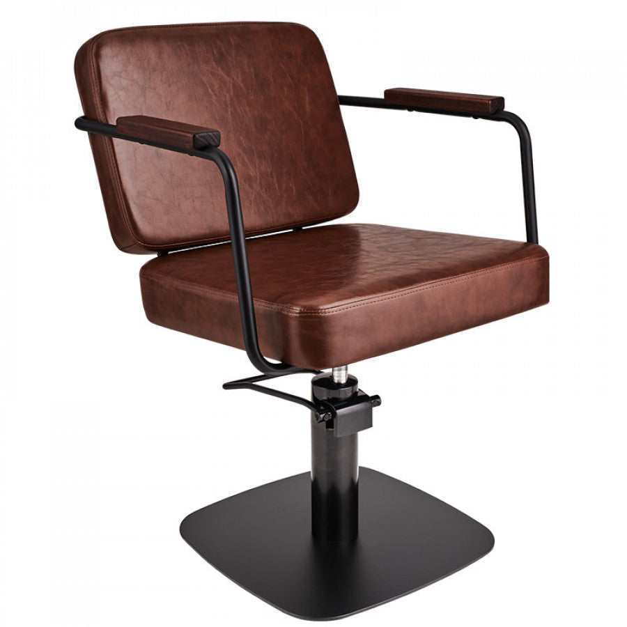 Salondesign24 Fauteuil de coiffure Ermes noir