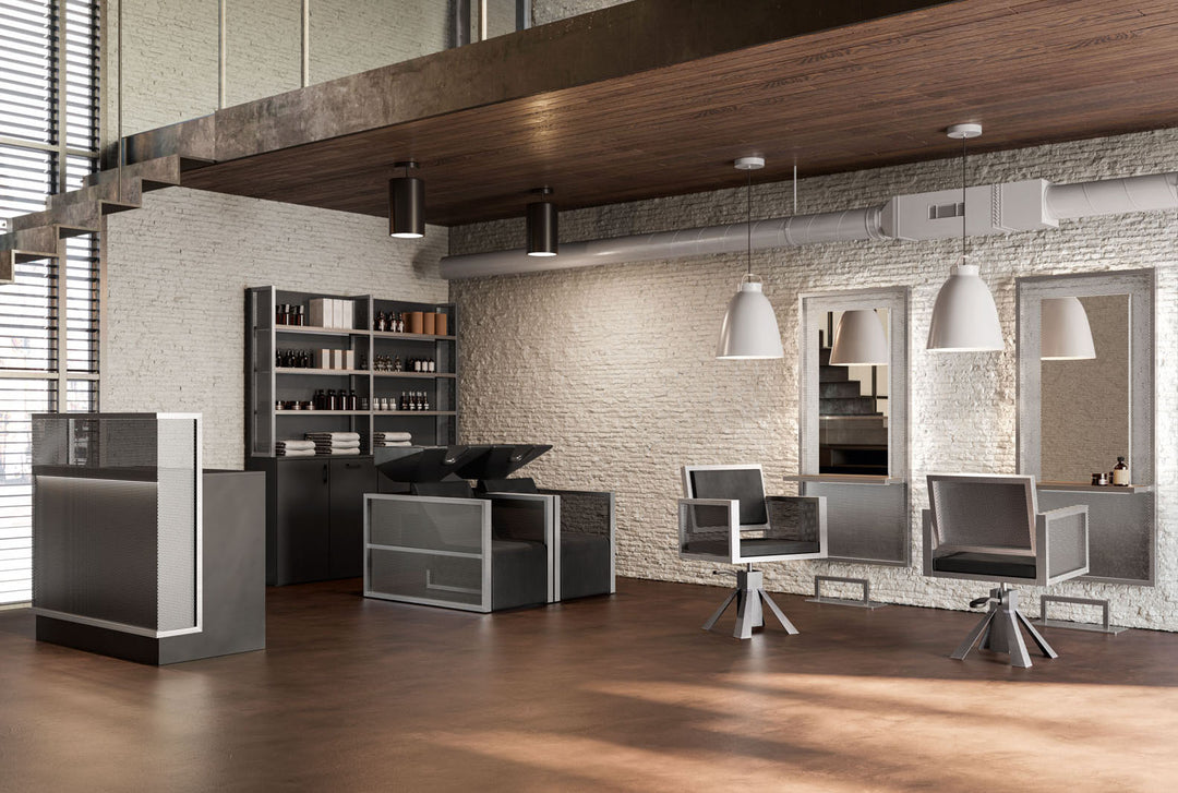CDE V-Serie - Friseureinrichtungspaket INOX Bild 1