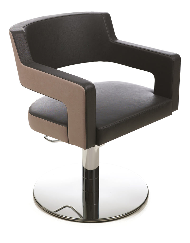GammaStore Sillón de peluquería CREUSA  BASE ROTO BLACK COLOR