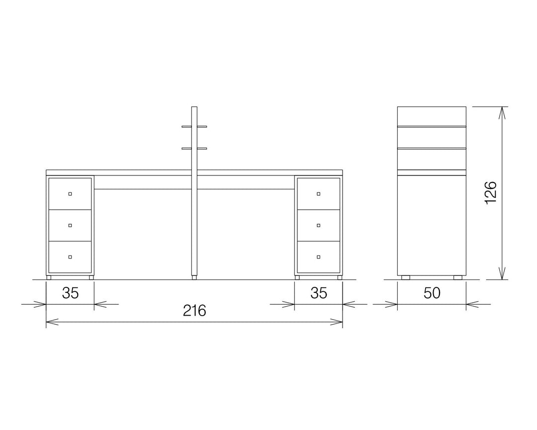 Vezzoni Nageltische Grace double