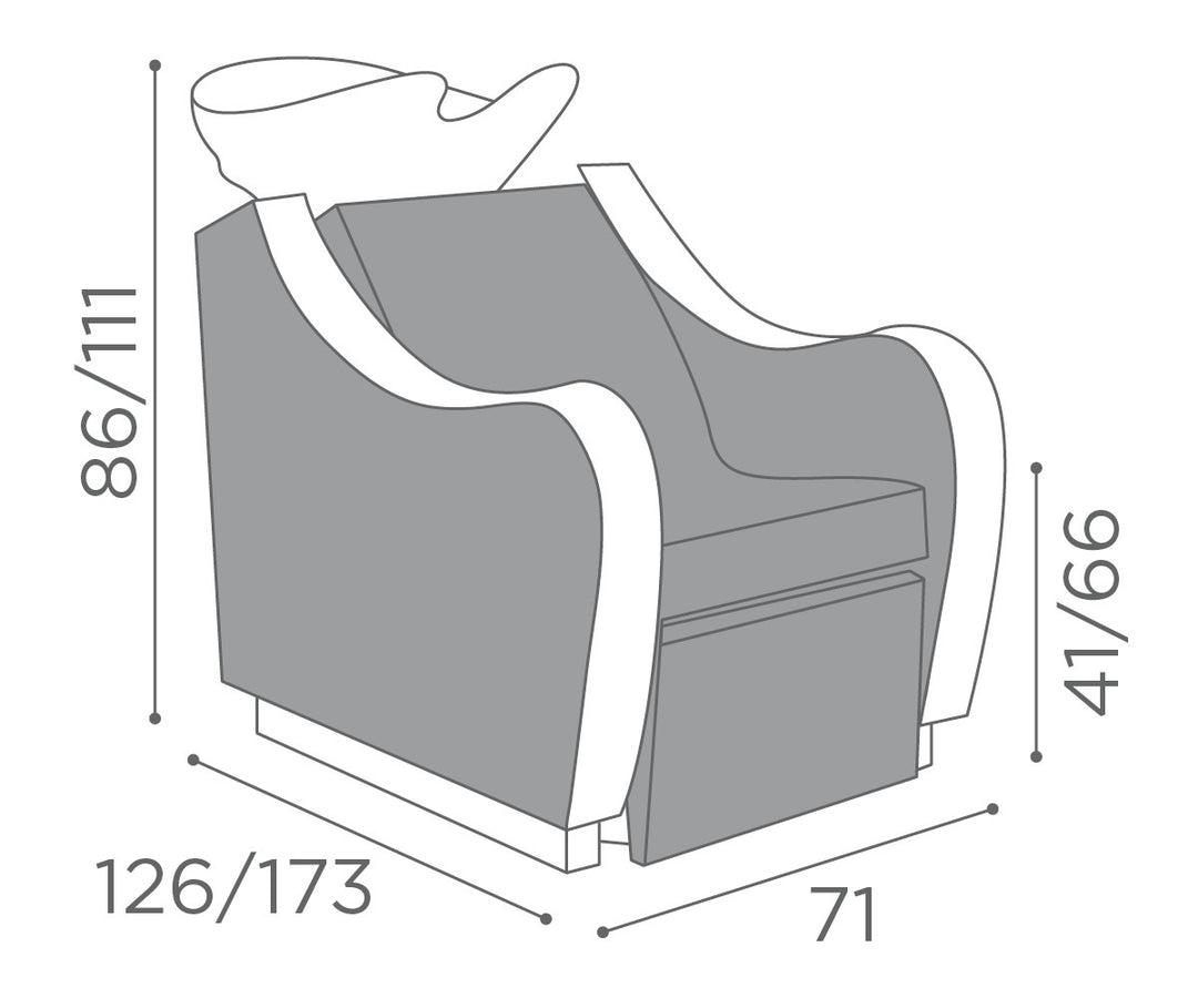 Fauteuil de lavage GRAVITY Massage