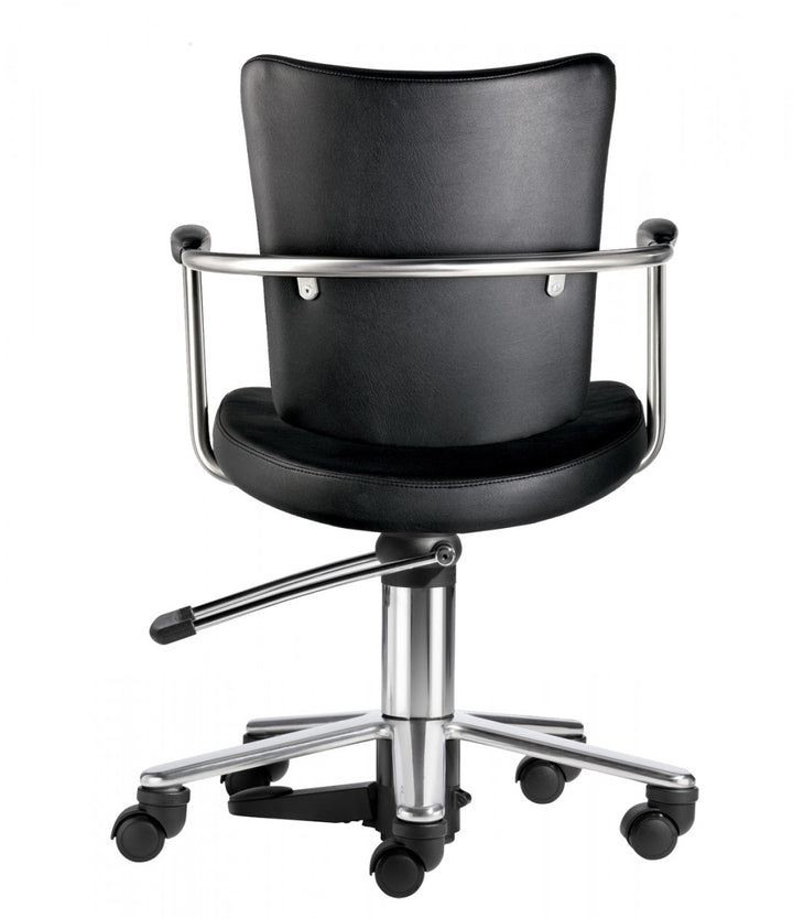 Kiela Friseurstuhl Tempo mit Rollen und Stopper