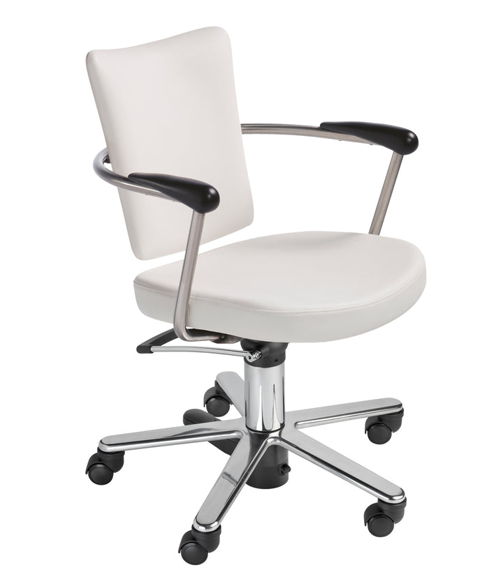 Kiela Friseurstuhl Tempo mit Rollen und Stopper